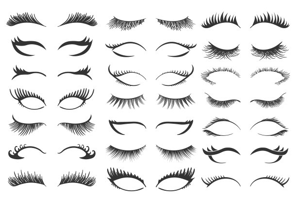 适合蓄睫毛，专业化妆图片下载