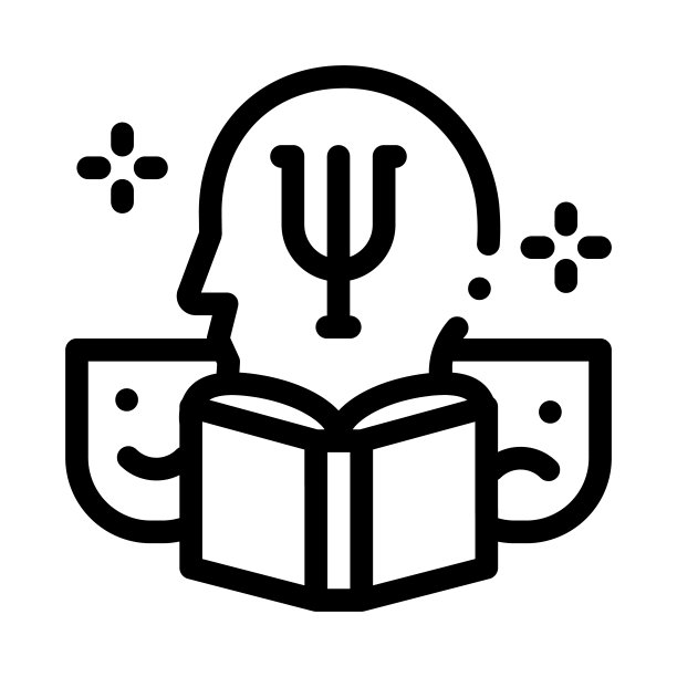 心理学研究员线性图标矢量图图片下载