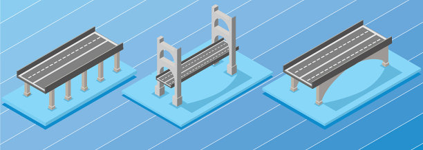 等距桥梁建设图片下载