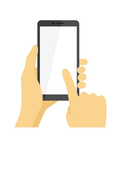 手拿着智能手机图片下载