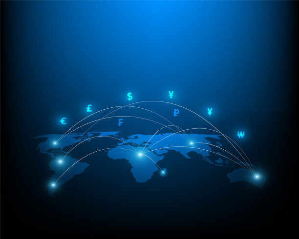 货币兑换网络和汇款说明图片下载