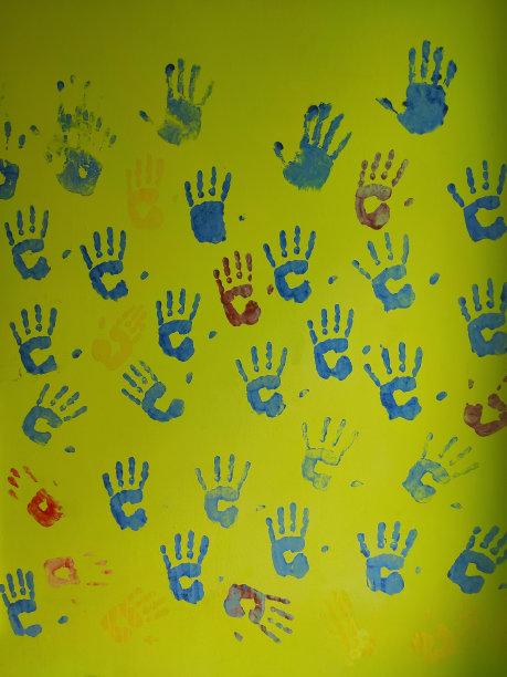 绘画手印图片下载