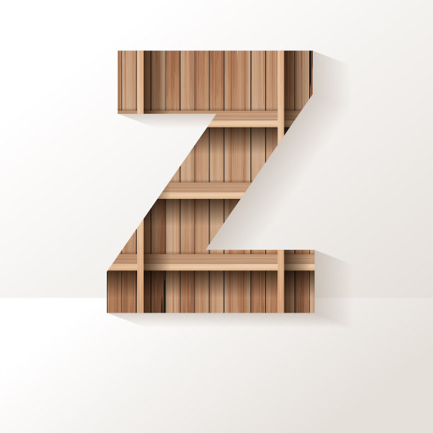 矢量木架字体设计字母字母图片下载