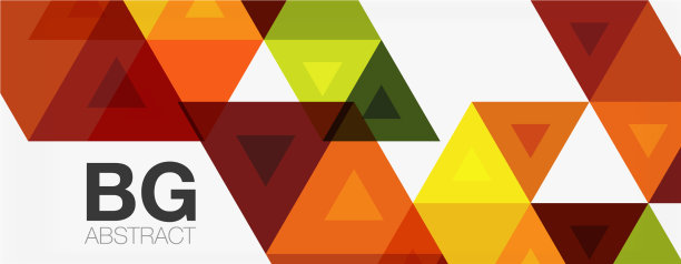 镶嵌三角形图案为抽象背景图片下载