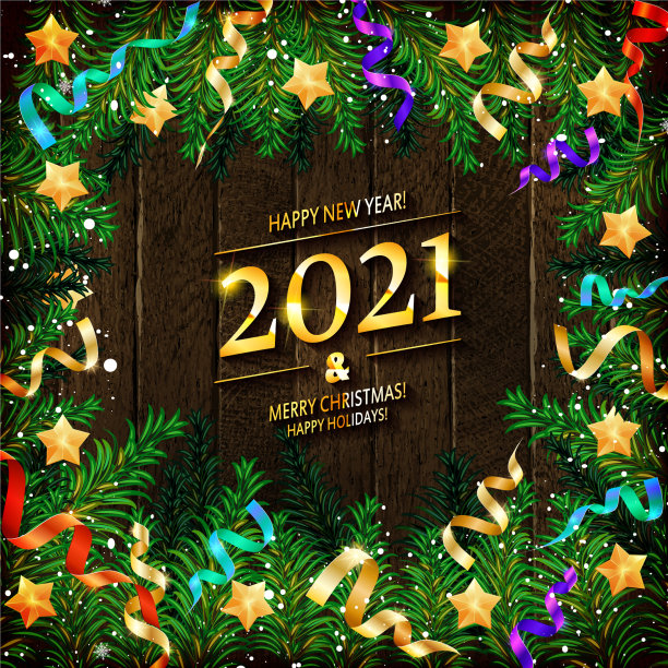 美丽的圣诞贺卡图片下载