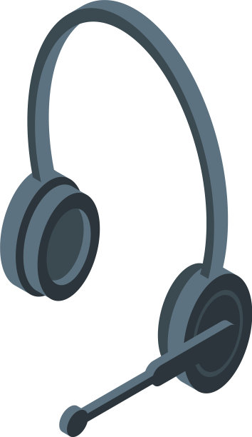 耳机图标等距样式图片下载