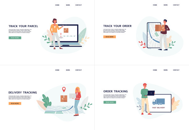设置网页横幅包裹跟踪网站与图片下载