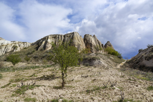 戈雷米附近一个山谷里的步行路图片下载