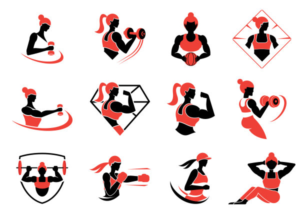 美女健身行动图片下载