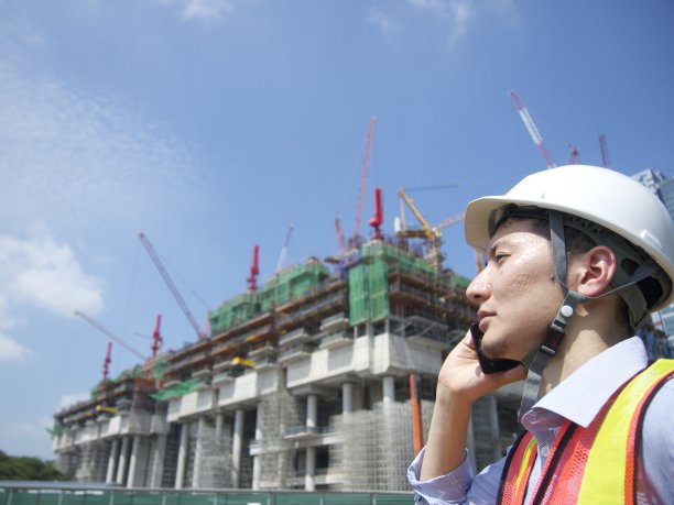 建筑商来电和在建建筑图片下载