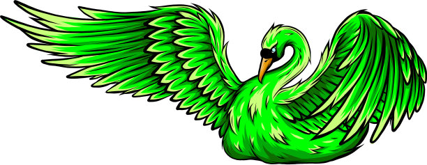 天鹅手画了一只天鹅图片下载