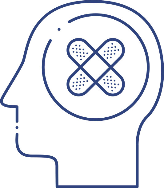 人体轮廓用治疗绷带线条样式图片下载