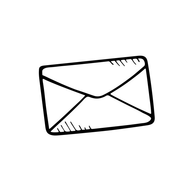 明信片的邮件图标元素信封图片下载