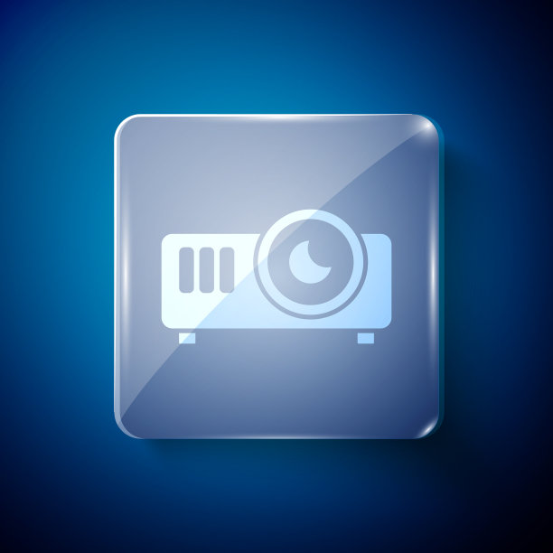 白色演示电影电影媒体放映机图片下载