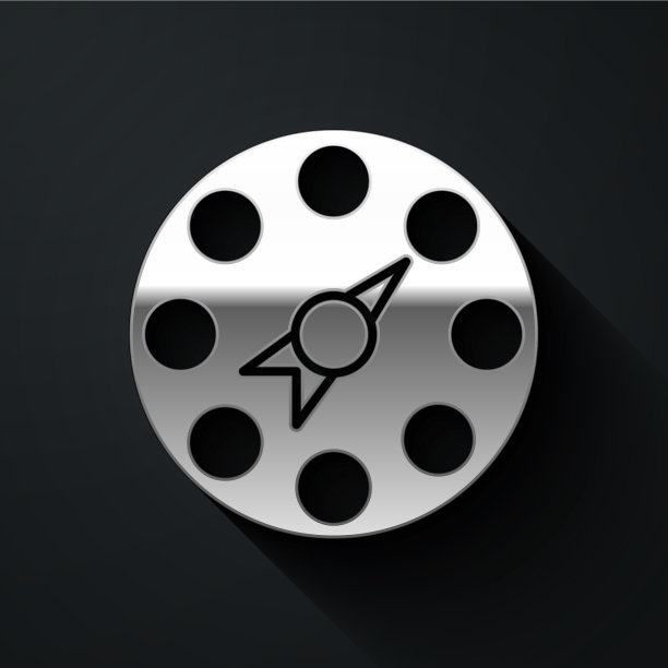 银色龙卷风经典派对游戏图标孤立上图片下载