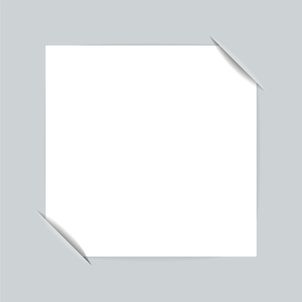 剪切用于附加照片模板的纸张图片下载