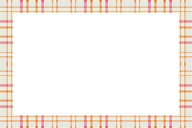 复古框苏格兰边界图案复古图片下载