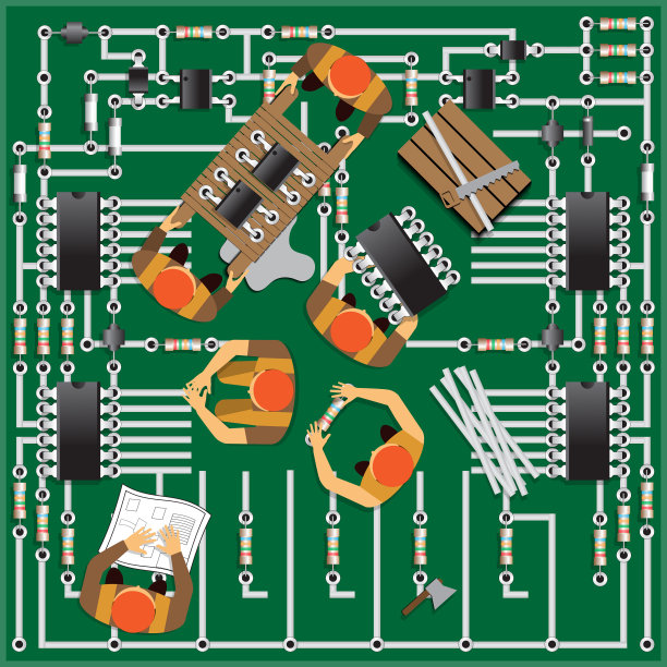 电子电路维修工作图片下载