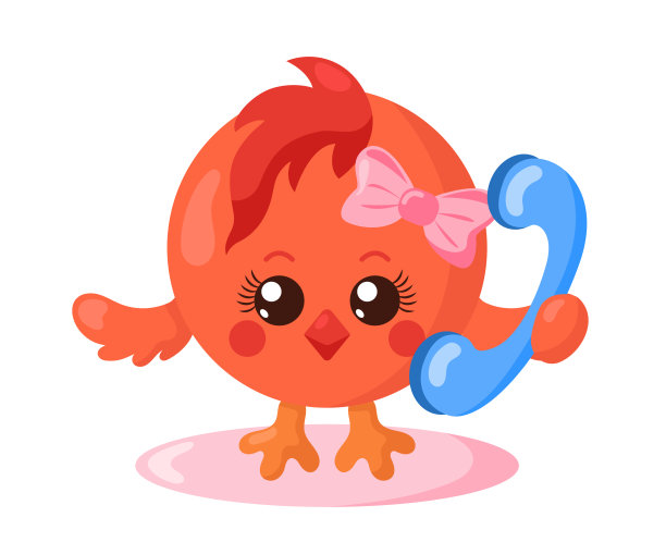 滑稽可爱的小妞拿着手机图片下载