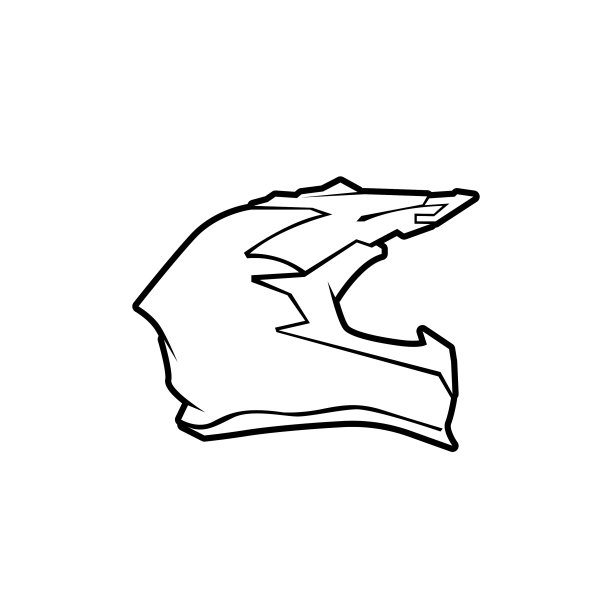 头盔十字图标模板图片下载