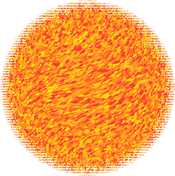 几何圆元素形状分段圆图片下载