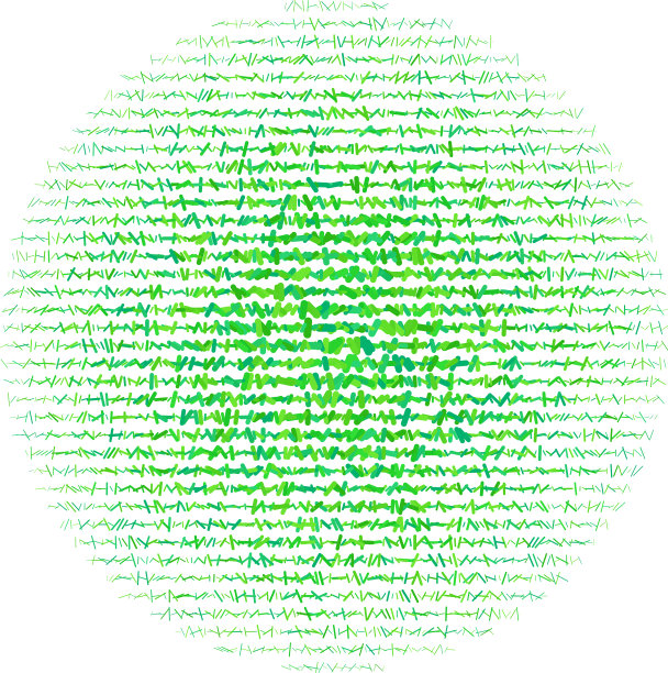几何圆元素形状分段圆图片下载