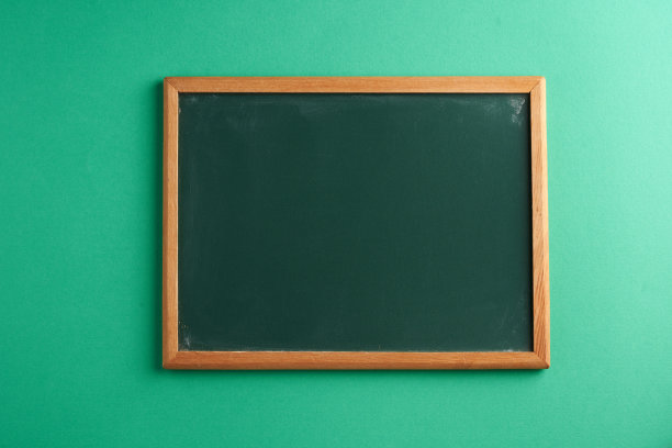 绿色背景上的绿色黑板图片下载