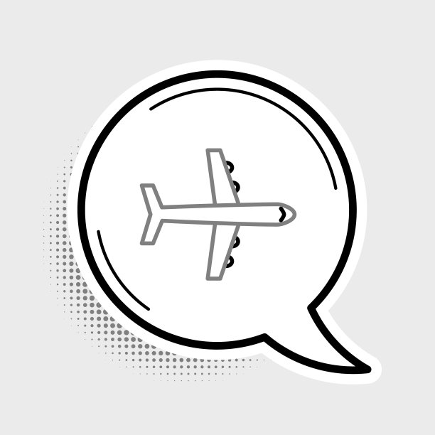 线平面图标孤立在灰色背景图片下载