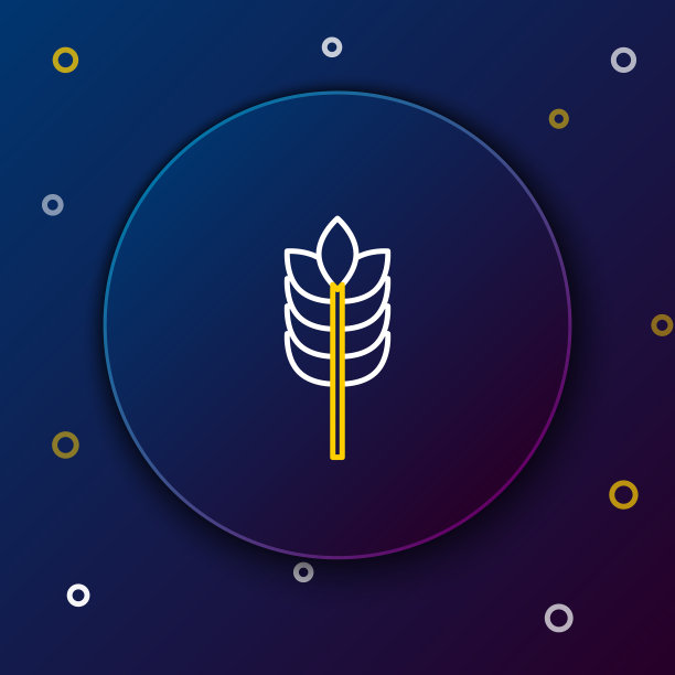 系谷物与水稻，小麦，玉米，燕麦，黑麦图片下载