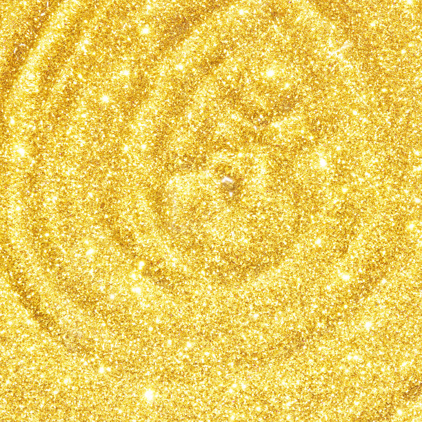 水圈与金色火花背景图片下载