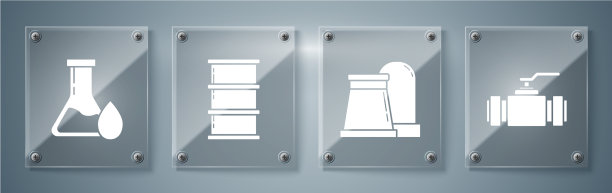 设置工业金属管道和油气阀门图片下载