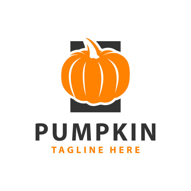 南瓜水果现代标志图片下载