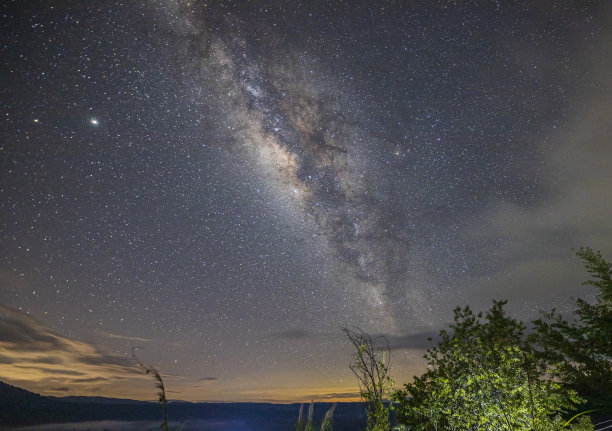 泰国考科考塔基安吴观景点的银河系长曝光照片图片下载
