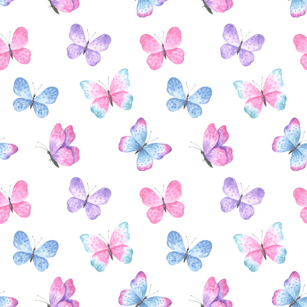 蝴蝶无缝模式图片下载