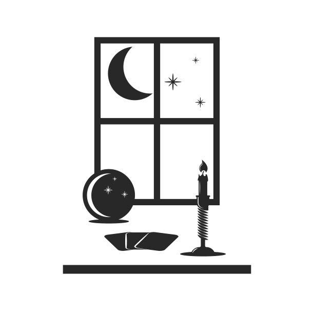 占卜仪式用水晶球塔罗牌图片下载