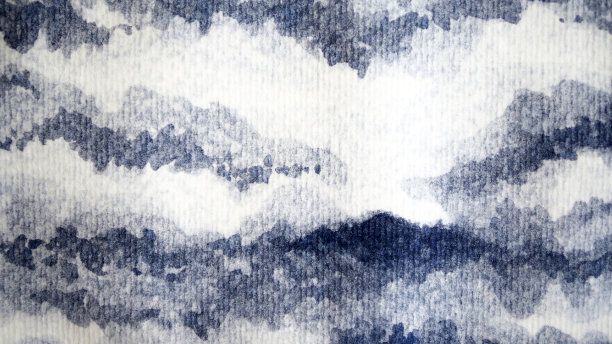 艺术抽象黑白天空水彩画纸纹理心灵精神插图设计背景图片下载