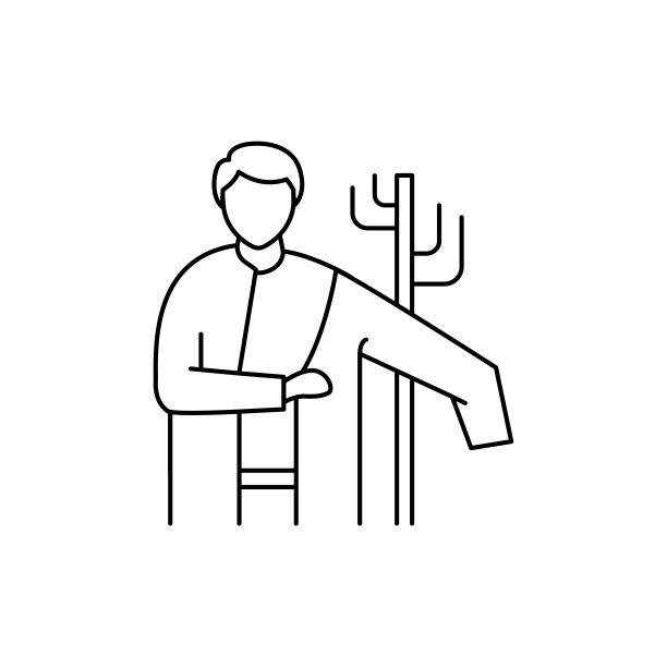 穿着衣服颜色线图标。象形文字网页，移动应用图片下载