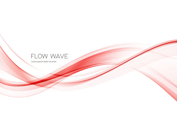 抽象彩色矢量背景，彩色波设计宣传册，网站，传单。图片下载