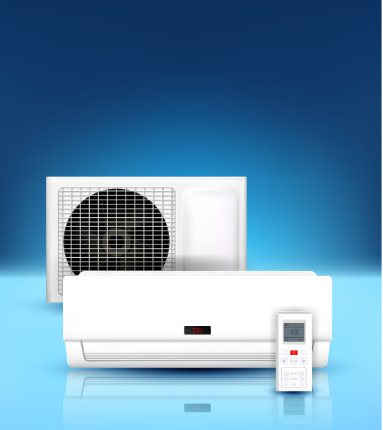 空调维修服务宣传牌向量图片下载