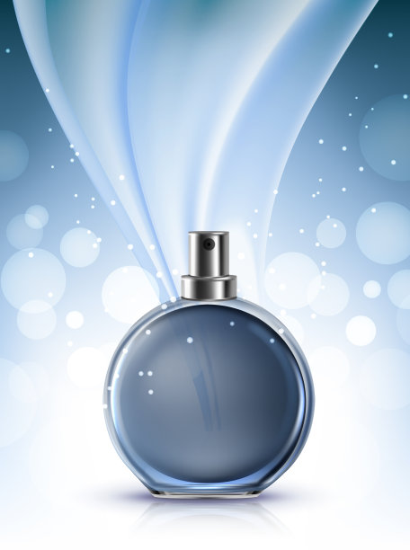 香水为女人豪华气味促销旗帜向量图片下载