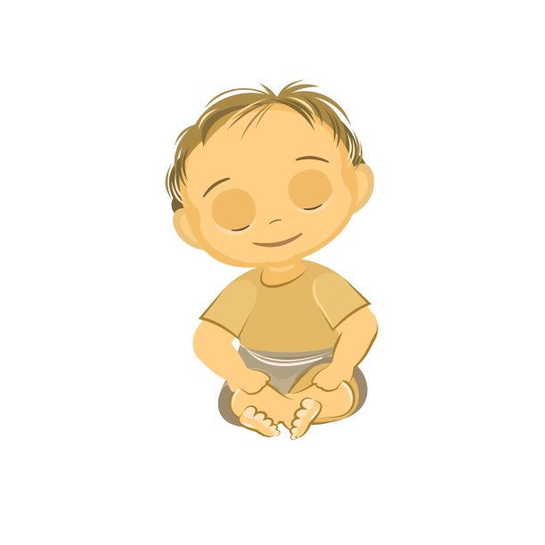 小宝贝睡觉。男孩。睡着了。在白色背景上孤立的物体。欢快有趣。漫画平面风格。幼儿园的年龄。童年的向量。图片下载