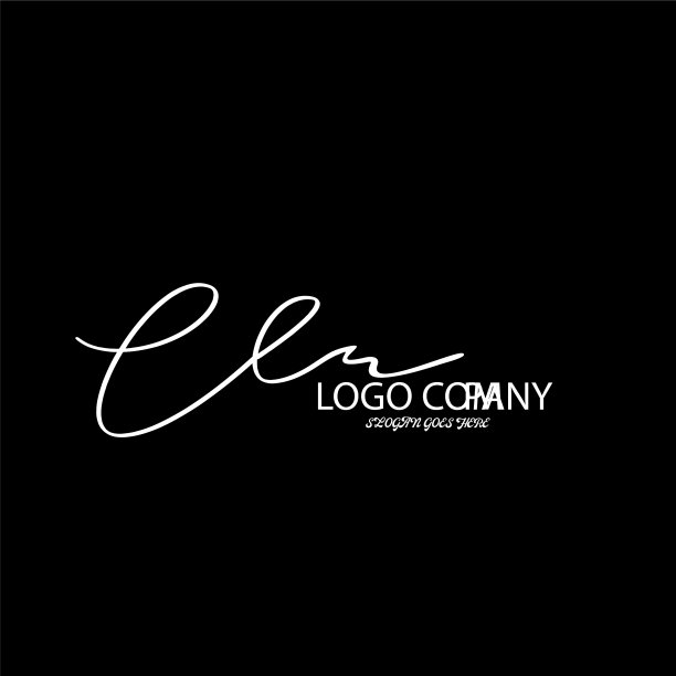 Cl初始手写标志模板图片下载