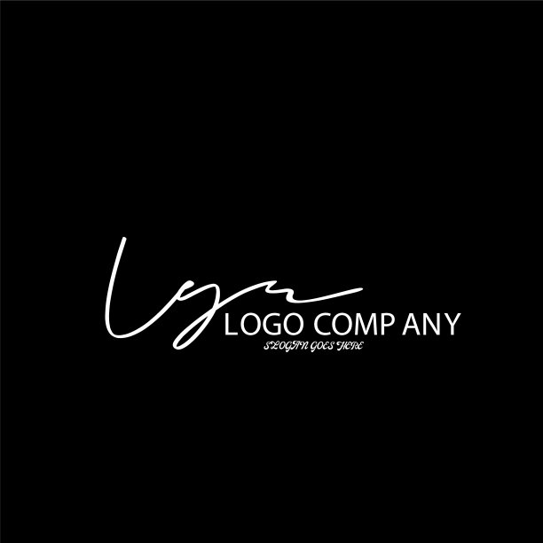 Ly初始手写标志模板图片下载