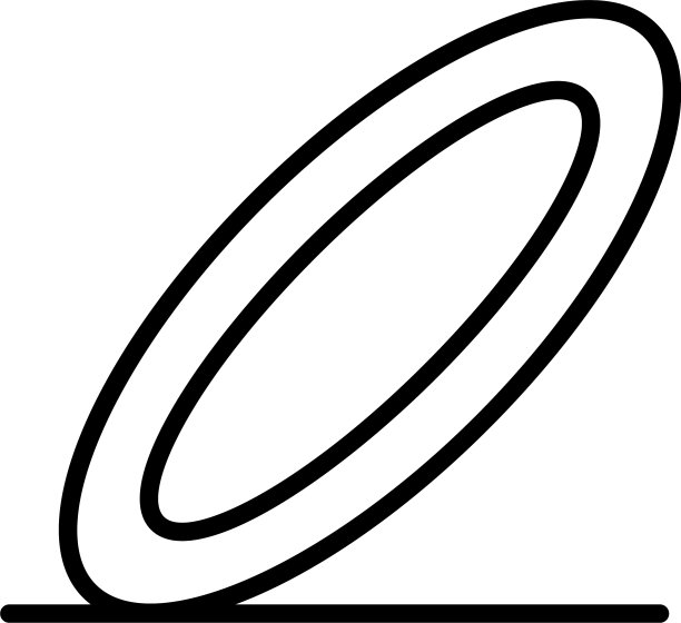 宠物玩具戒指图标轮廓风格图片下载