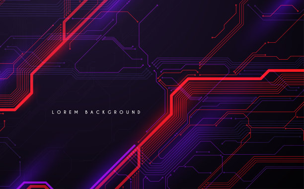 摘要辉光线技术背景图片下载