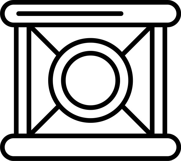 狗敏捷圆形图标轮廓风格图片下载