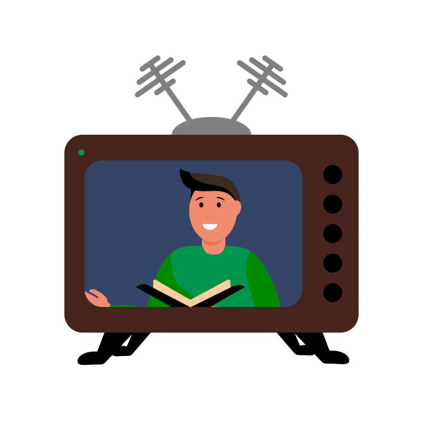 电视机丰富多彩图片下载