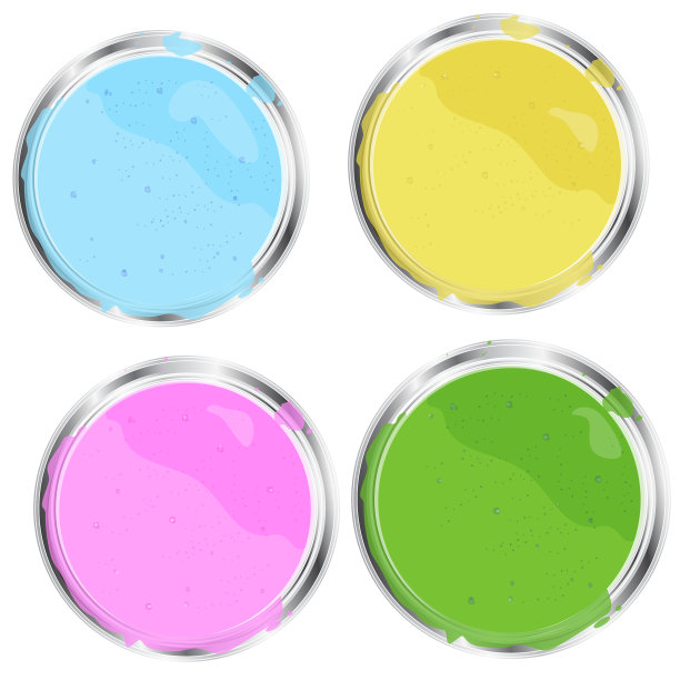 油漆罐顶视图容器油漆图片下载