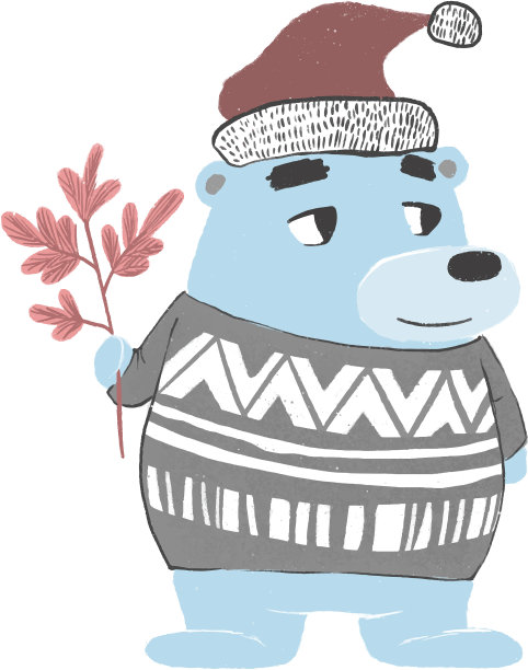 穿毛衣的熊图片下载