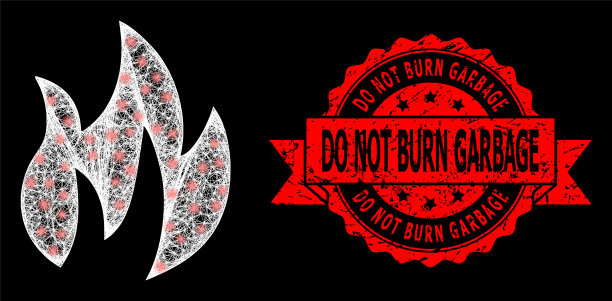 刻痕不烧垃圾封条而光亮图片下载